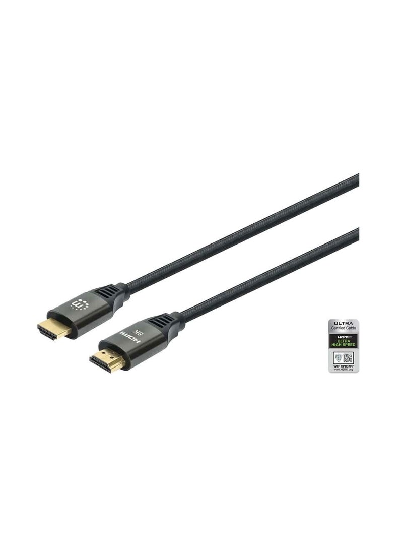 Manhattan 394680 Cable HDMI 8K@60Hz w/ Ethernet HDMI-Male/HDMI-Male 1m - Black - Image 4