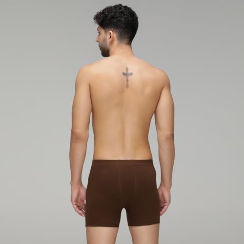 Amul Comfy Pack of 3 Cotton Solid Men Trunk (Assorted) - Image 4