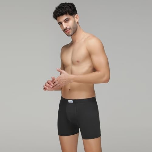 Amul Comfy Pack of 3 Cotton Solid Men Trunk (Assorted) - Image 3