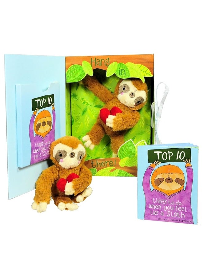 Tickle & Main Tickle & Main Get Well Gifts-Feel Like a Sloth?Hang in There!Get Well Soon Gift for Women,Kids,Men,Teens.Plush Sloth&Top10 Things to Do When You Feel Like a Sloth in Gift Box.Great for After Surgery.  - Image 4