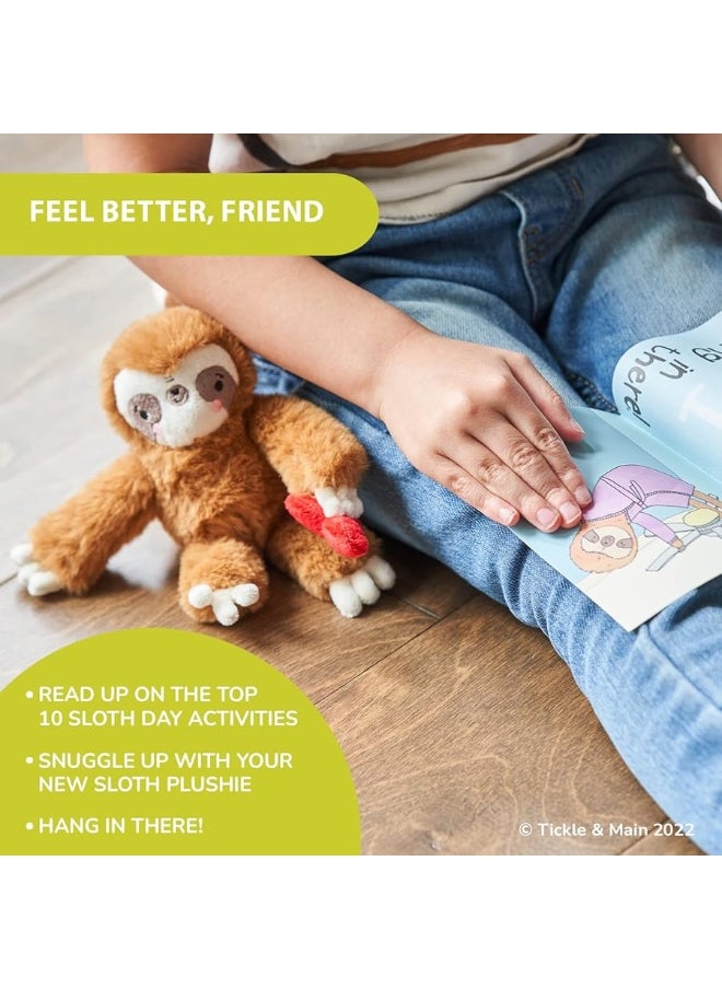 Tickle & Main Tickle & Main Get Well Gifts-Feel Like a Sloth?Hang in There!Get Well Soon Gift for Women,Kids,Men,Teens.Plush Sloth&Top10 Things to Do When You Feel Like a Sloth in Gift Box.Great for After Surgery.  - Image 3