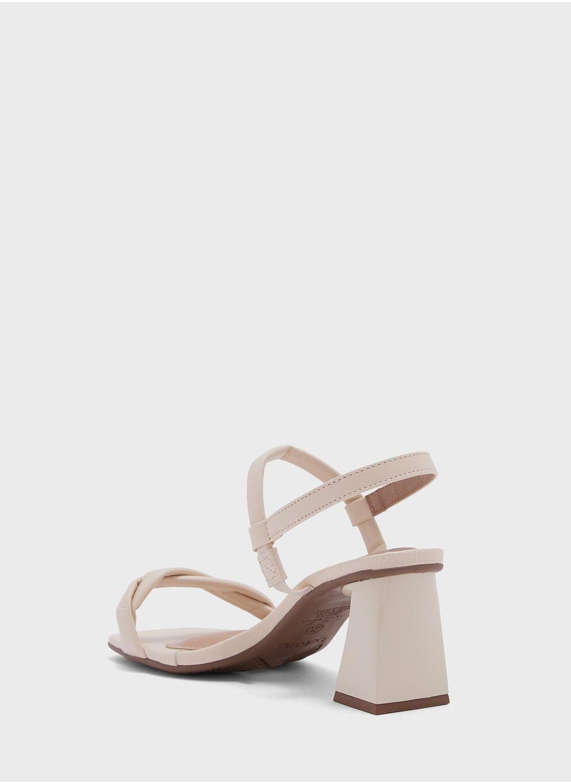 Beira Rio Isabel Multi Strap Mid Heel Sandals  - Image 3