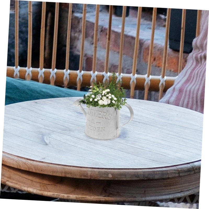 3pcs Rustic Decorative Flower Arrangement Buckets With Handle For Garden Storage - Image 5