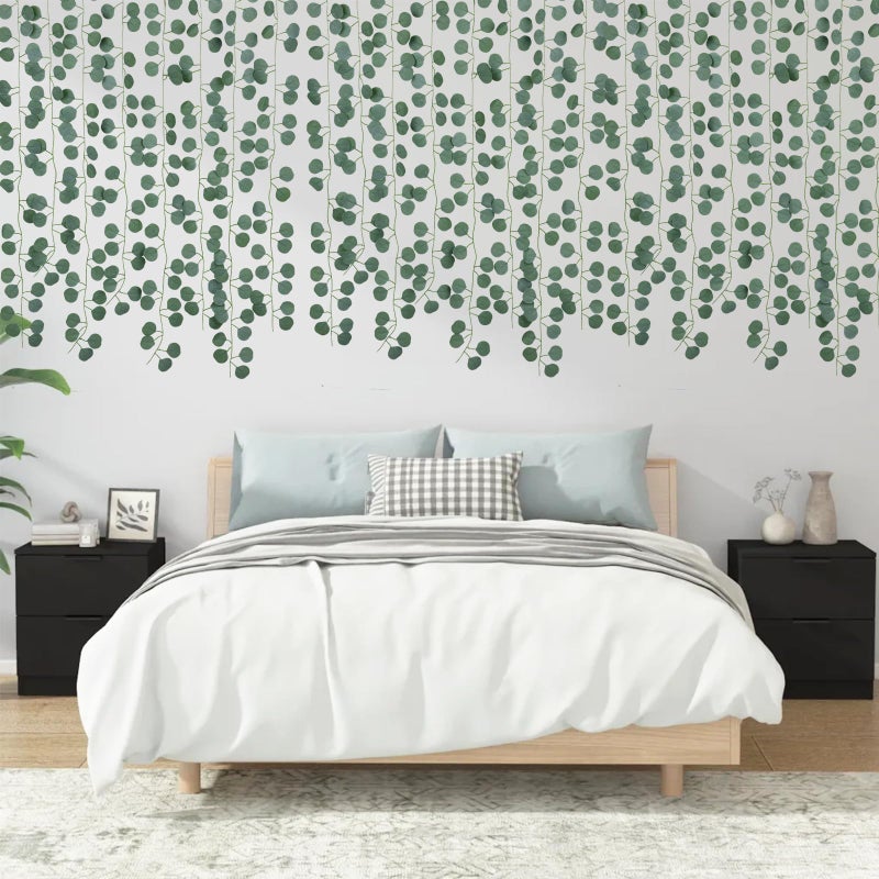 DearHouse 86 Feet 12 Strands Artificial Eucalyptus Leaf Plants Vine Hanging Eucalyptus Garland for Home Kitchen Office Wedding Wall Decor - Image 5