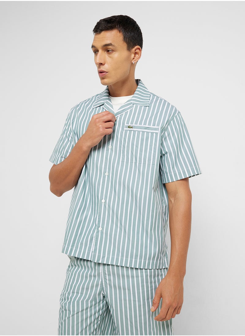 LACOSTE Regular Fit Button Down Shirt  - Image 1
