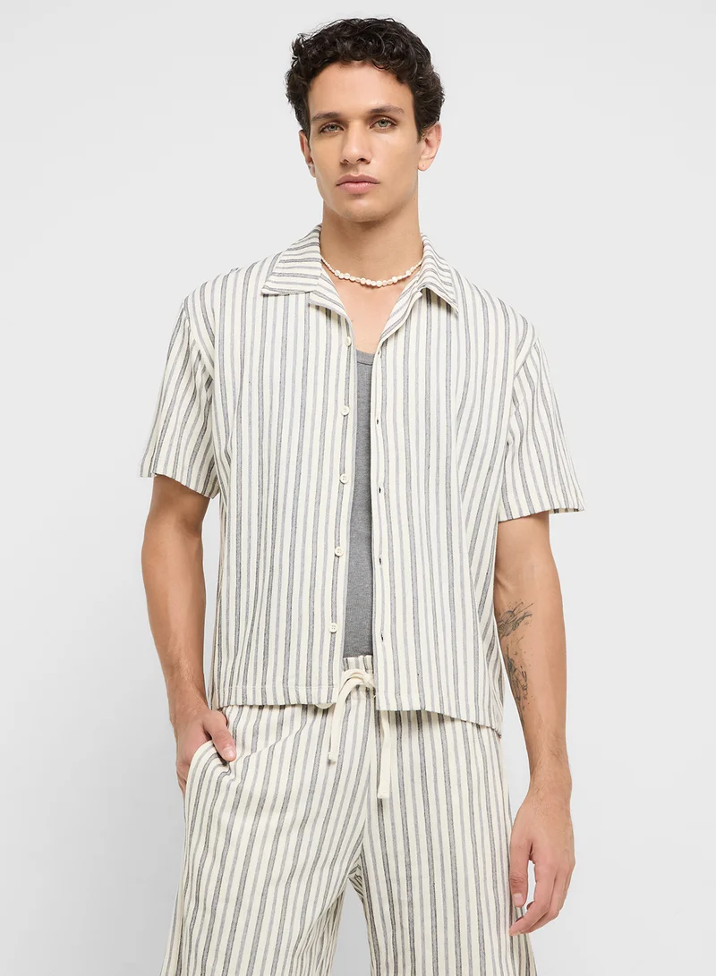جاك اند جونز Jprbluleo Striped Shirt