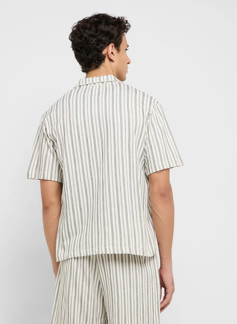 جاك اند جونز Jprbluleo Striped Shirt