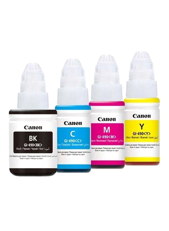Alyashmac Ink 4 color 490 for printer canon g1400-2400-3400