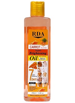 RDA Carrot Super Brightening Body Repair Oil, 250ml 