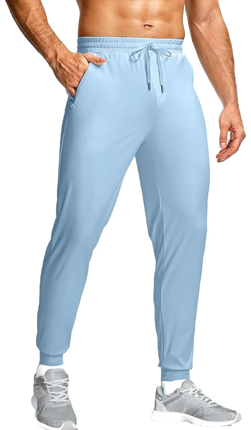 NOBERO Powder Blue Joggers for Men
