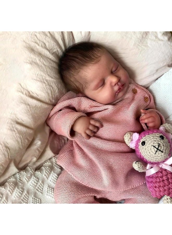 Zero Pam Full Silicone Baby Doll-20'' Reborn Baby Dolls Silicone Full Body, Anatomically Correct Girl, Realistic Babys Doll, Real Life Reborn Dolls with Accessories - Image 1