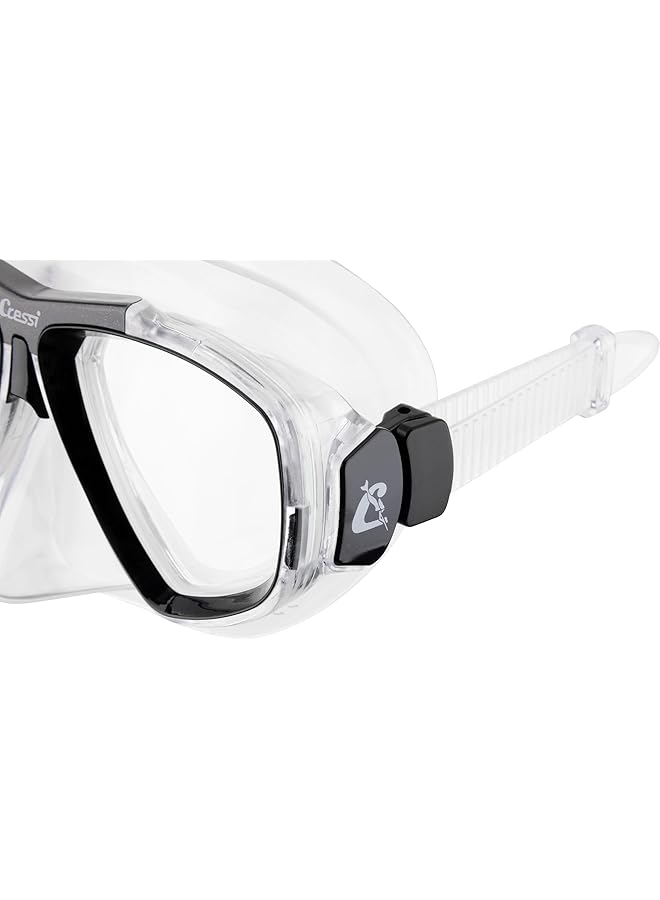 Cressi First Dive Mask with Inclined Lenses for Scuba Diving: Focus: Made in Italy - Image 2