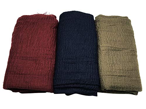 Axe Sickle Women Scarf Shawl for All Season 3PCS Scarve Wrap Scarve B. - Image 4