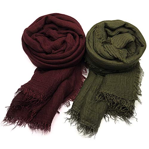 Axe Sickle Women Scarf Shawl for All Season 3PCS Scarve Wrap Scarve B. - Image 2