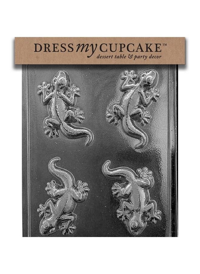 Dress My Cupcake A133 Lizard Chocolate Candy Making Mold  - Image 1
