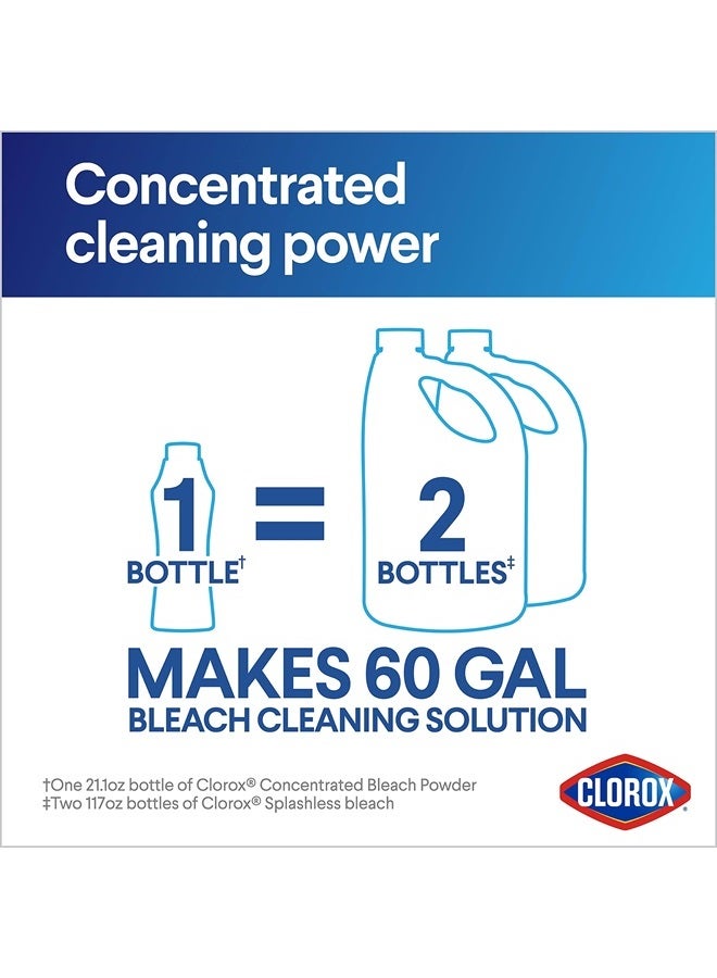 Clorox مسحوق مبيض مركز، 21.1 أونصة - Image 2