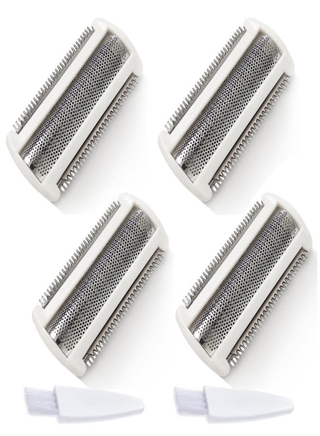 لين مي 4 رؤوس بديلة من رقائق معدنية متوافقة مع سلسلة Bodygroom 7000 (BG7030/BG7040) و5000 (BG5025 و3000) - نظام حلاقة رطب/جاف مضاد للحساسية - Image 1