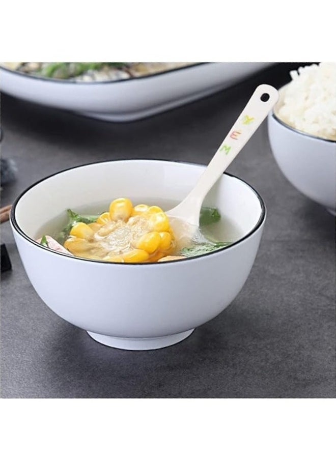Generic - 5pcs Multi-Purpose Long Handle Spoons, Soup Spoons, Practical Rice Spoons - Image 1