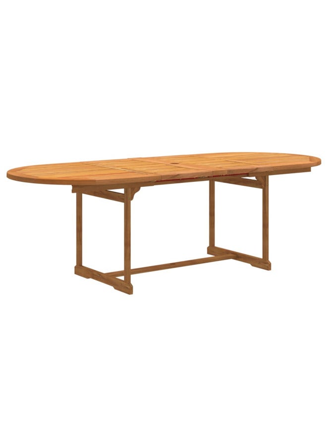 فيداكسل طقم سفرة حديقة 9 قطع خشب أكاسيا صلب وتكستيلين 3279263 - Image 3