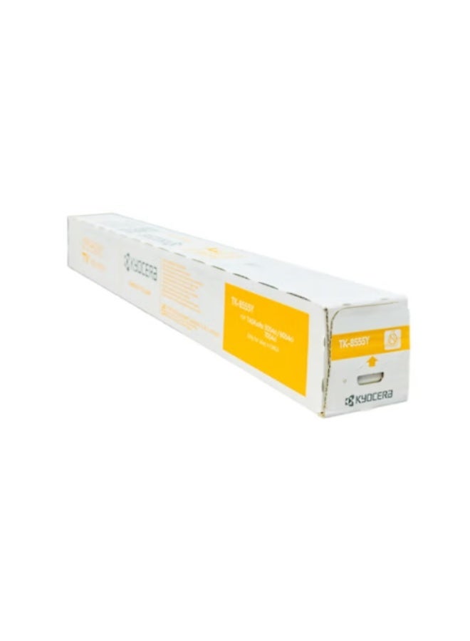 كيوسيرا خرطوشة حبر أصفر Kyocera TK-8555Y لطابعات TASKalfa 5054ci, 6054ci, 7054ci - إنتاجية 24,000 صفحة - Image 1