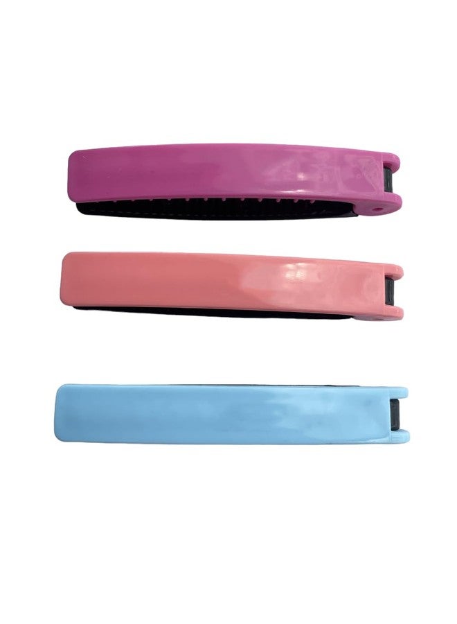 AKADO Travel Pocket Comb, Double Headed Pocket Hair Comb 2 in 1 Plastic Double Headed Travel Portable Folding Hair Brush Comb for Women's and Men's - 3pc, Multicolor. - Image 4