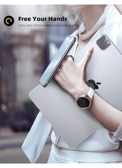 Lamicall Cell Phone Ring Holder Finger Stand Phone Kickstand 360° Rotation Polished Metal Grip Compatible With Iphone 16 15 14 13 12 Pro Max Galaxy S24 23 S22 S21 All Android Smartphone Black  - Image 3
