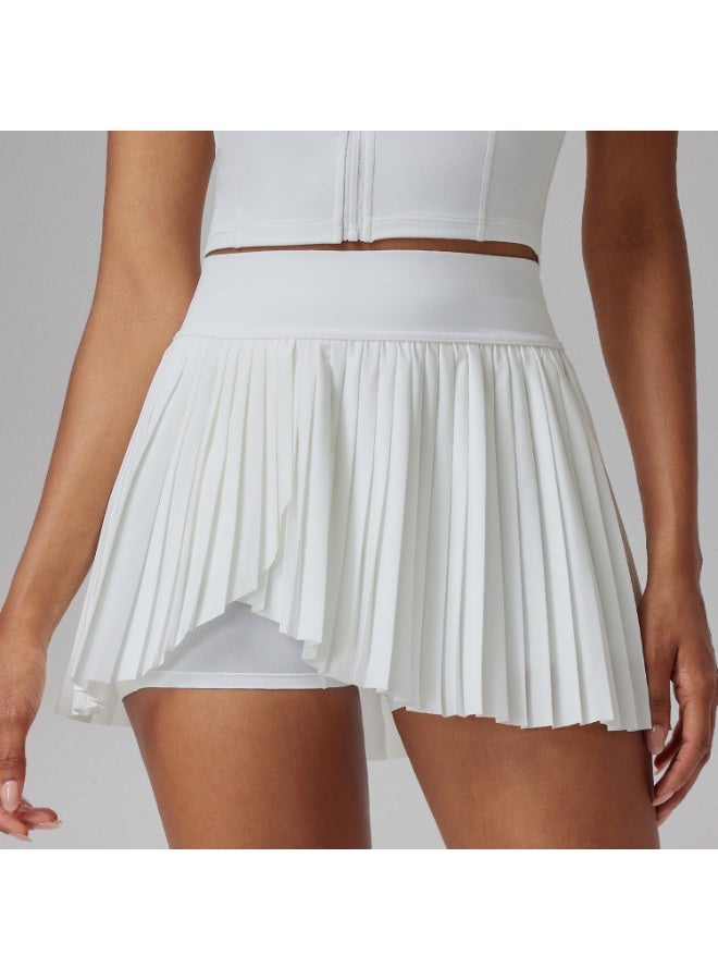 Women's Golf Short Skirt High Elasticity Running Tennis Sports Yoga Pleated Skirt  Style Anti-Light Walking  - Image 1