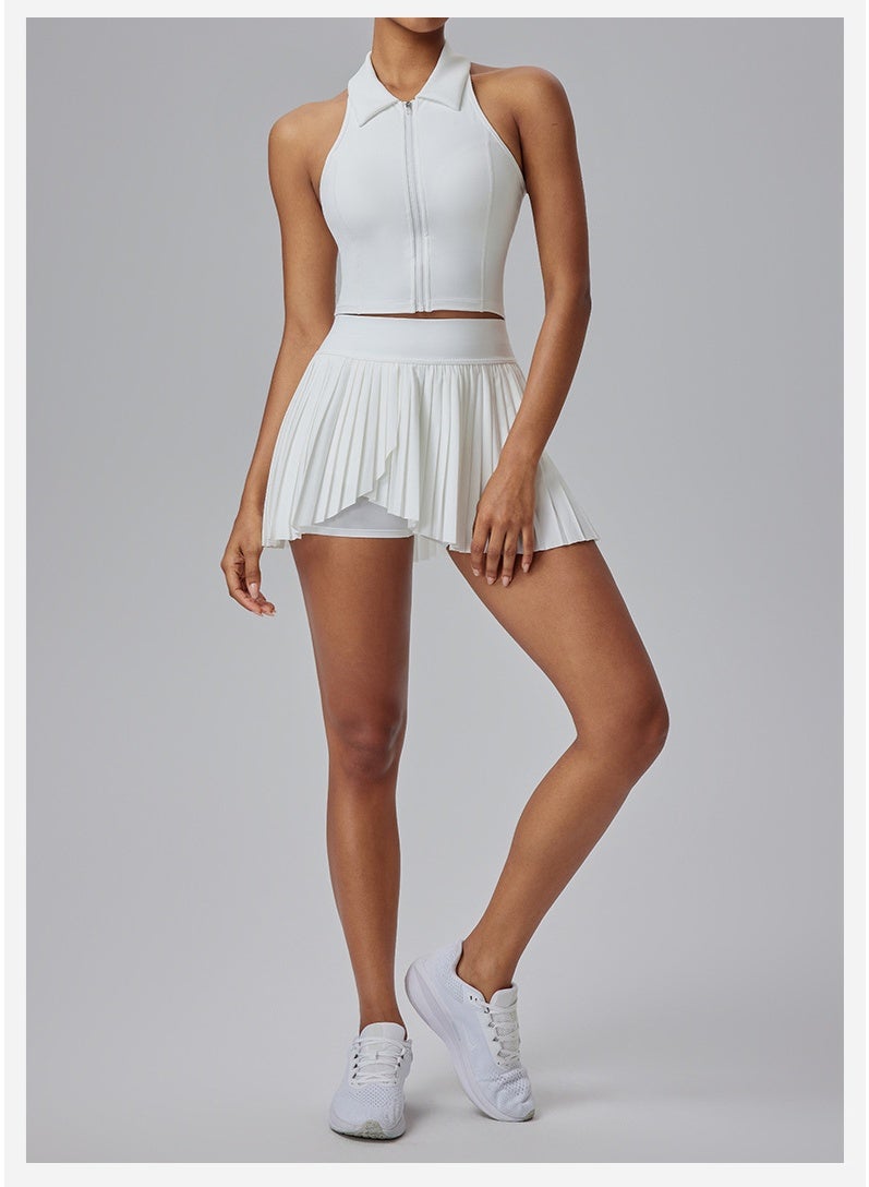 Women's Golf Short Skirt High Elasticity Running Tennis Sports Yoga Pleated Skirt  Style Anti-Light Walking  - Image 2