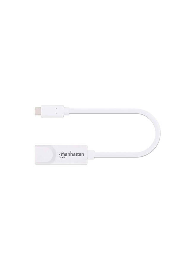 Manhattan USB-C to Gigabit Network Adapter USB 3.2 Gen1 10/100/1000 Mbps Gigabit Ethernet - Image 2