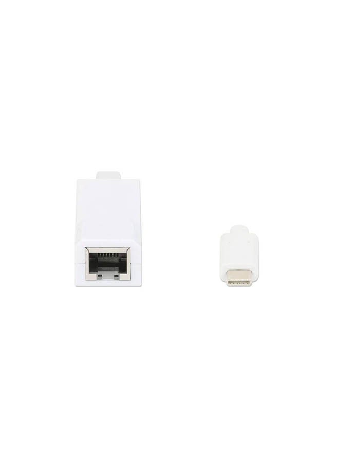 Manhattan USB-C to Gigabit Network Adapter USB 3.2 Gen1 10/100/1000 Mbps Gigabit Ethernet - Image 3