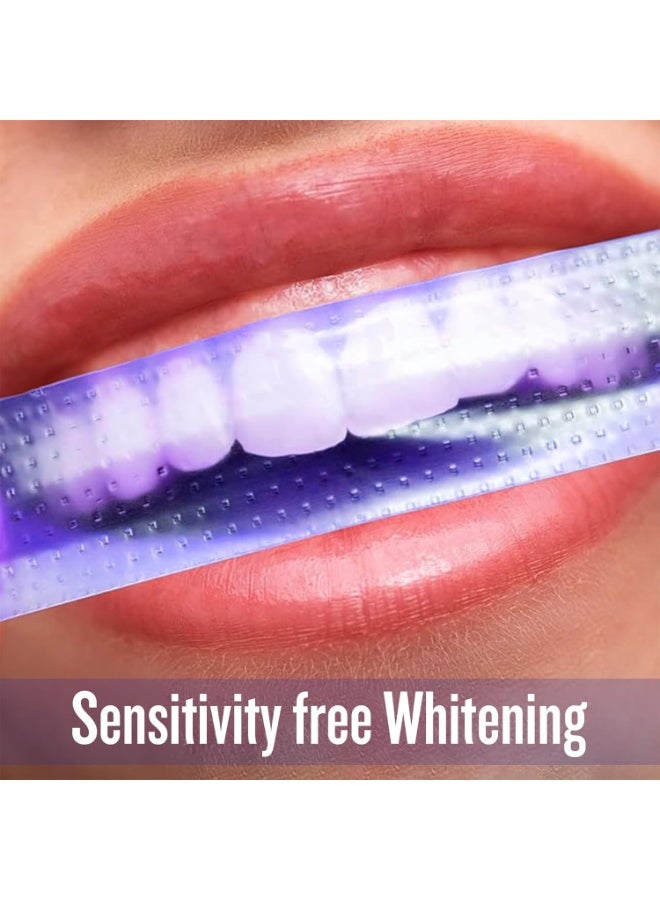 PUREXA V34 Teeth Whitening Strips with PAP+ (Pack of 1) – 7 Strips for 14 Applications | Enamel-Safe & Sensitivity-Friendly | Removes Tea, Coffee & Smoking Stains | Suitable for Men & Women - Image 2