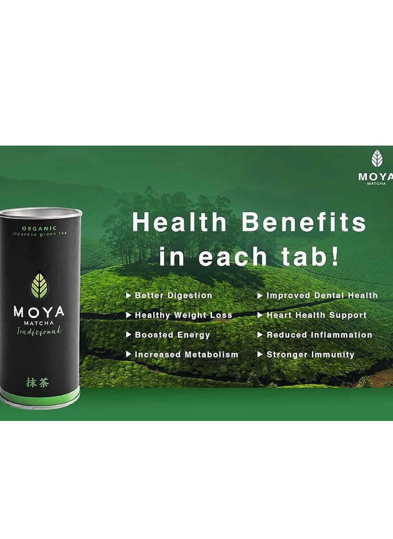 MOYA Organic Japanese Green Tea, Moya Matcha Traditional 30g  - Image 4