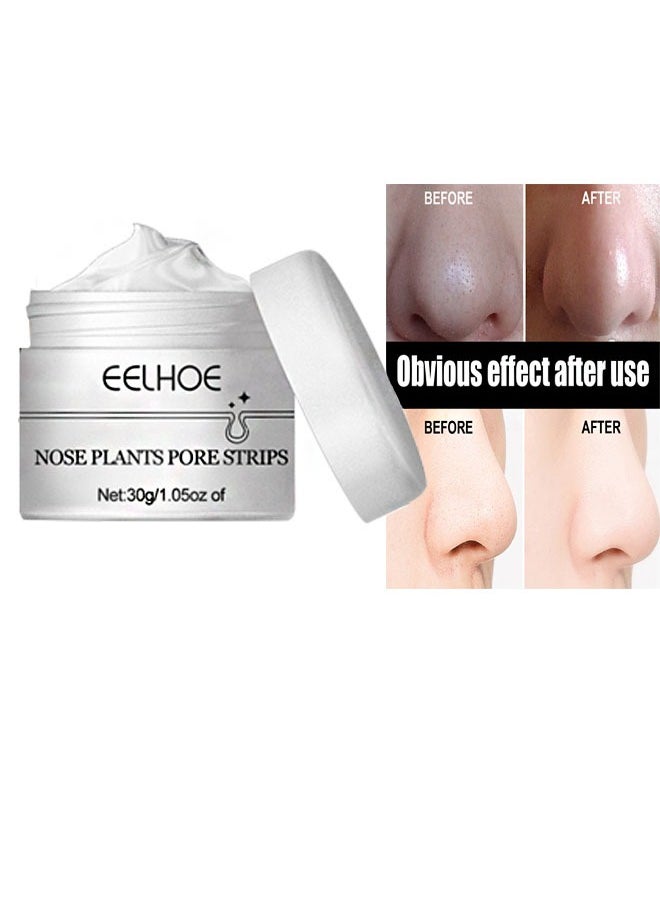 Nose Plant Spore Strips, Deep Cleaning and Shrink Pores, Absore Grease,  Remove Blackheads Nose Patch 30g