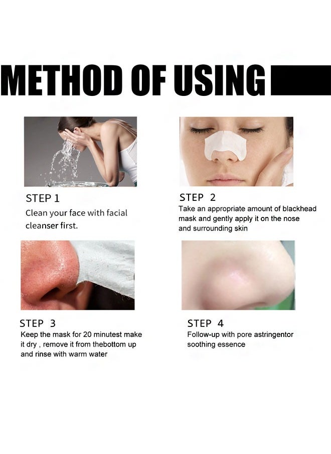 Nose Plant Spore Strips, Deep Cleaning and Shrink Pores, Absore Grease,  Remove Blackheads Nose Patch 30g