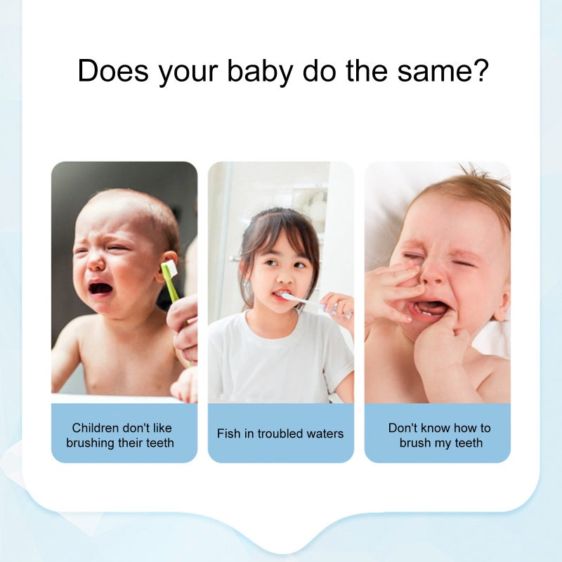 Manual Children's U-shaped Toothbrush Silicone Toothbrush Baby Mouth Oral Cleaning Manual Training Tooth Brush - Image 5