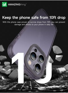 AMAZINGthing Titan Pro Drop Proof iPhone 14 Pro Case Cover - Deep Purple  - Image 3