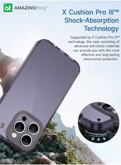 AMAZINGthing Titan Pro Drop Proof iPhone 14 Pro Case Cover - Deep Purple  - Image 5
