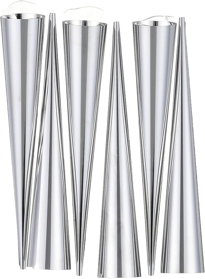Stainless Steel Funnel Set (6 Pieces, Silver)
