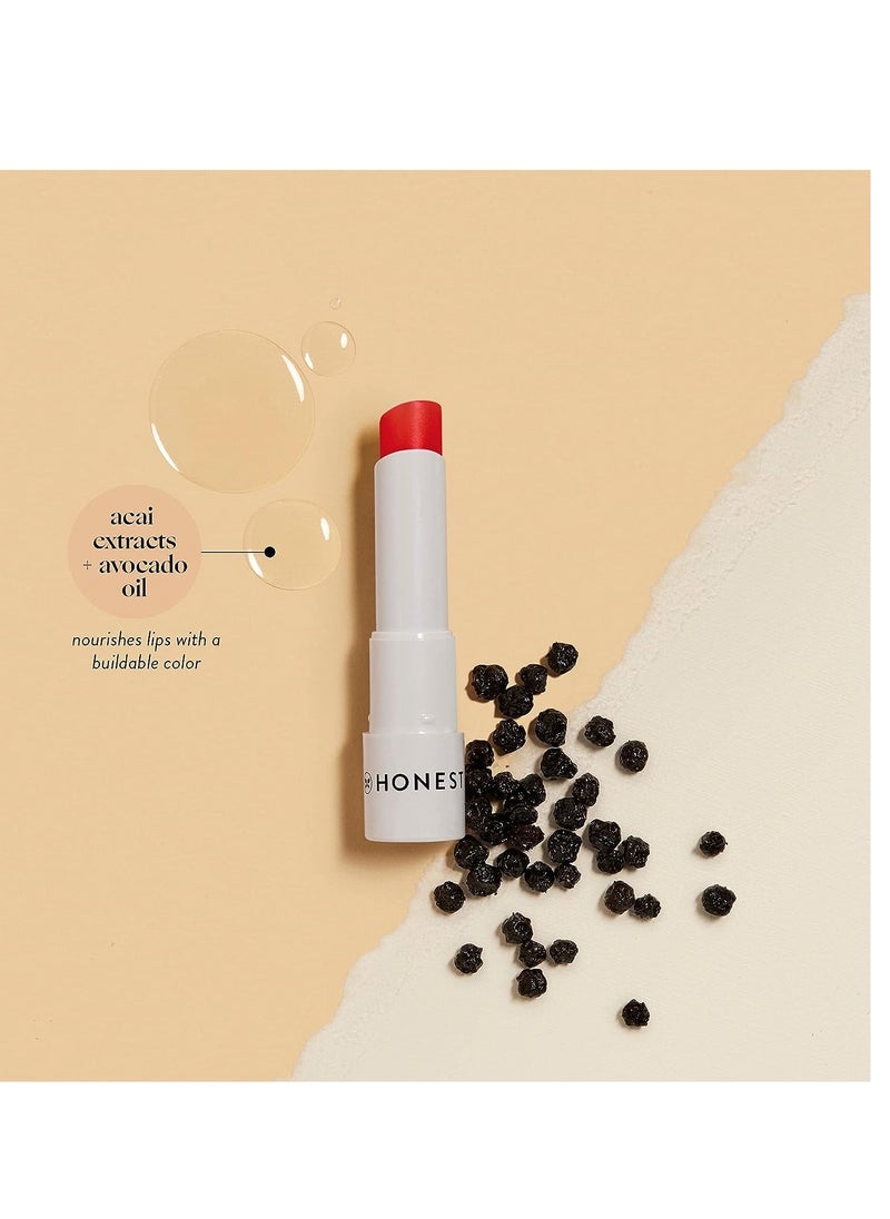 Honest Beauty - Honest Beauty Tinted Lip Balm | Antioxidant-rich Acai Extracts + Avocado Oil | EWG Certified, Vegan, Cruelty Free | Lychee Fruit - Image 1