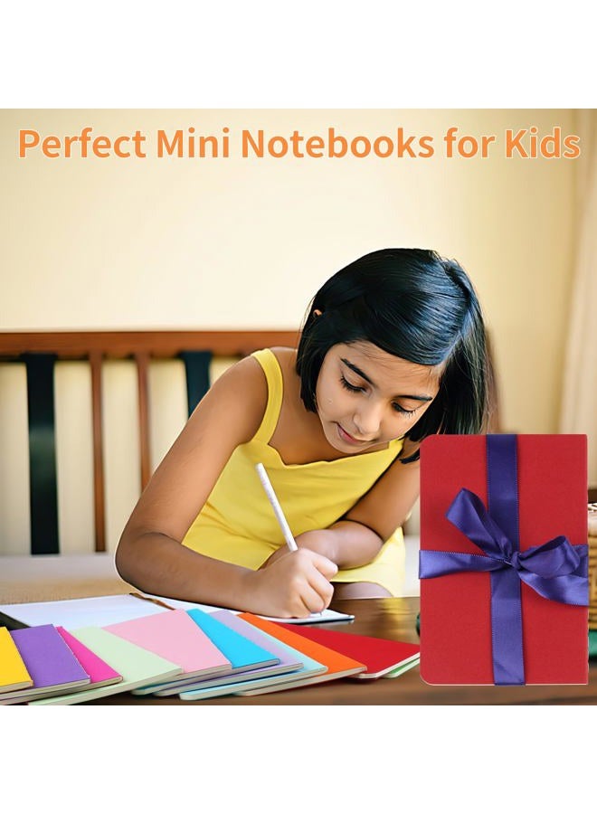 Hoiny 12 Pack Mini Pocket Notebook, 3.5 X 5.5 Inch Lined Small Journals for Kids, Colorful Cover Notepads for Traveler, Students, School Supplies, 30 Sheets/60 Pages, Memo Pad, Tiny Note Book Bulk - Image 5