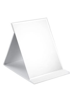 Portable Folding Mirror, Portable Folding Vanity Mirror, Desktop Makeup Mirror with Adjustable Stand, Home, Travel Make up Mirror, 21x15cm