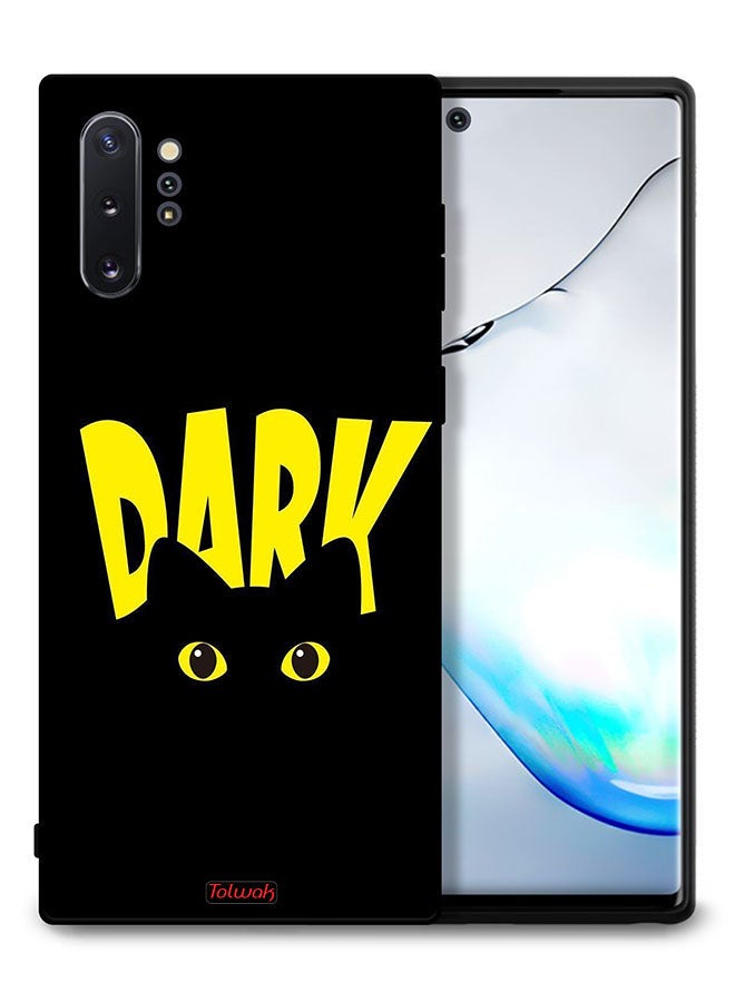 Tolwak Samsung Galaxy Note 10 Plus Protective Case Cover Dark Cat - Image 1