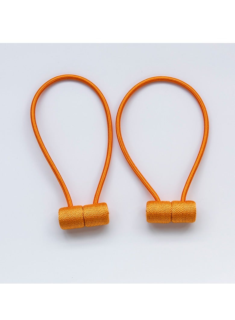 SYOSI Magnetic Curtain Tiebacks Clips, 2Pcs Window Curtain Holdbacks, Curtain Tiebacks with Upgraded Larger Magnet, Decorative Magnetic Curtain Holdback for Blackout/Sheer Window Treatment, Home Office - Image 4