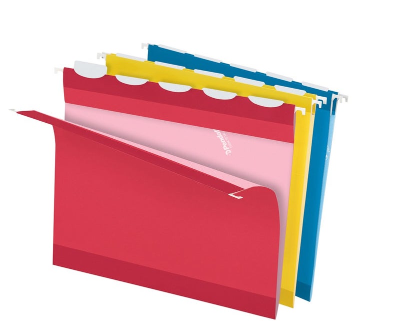 Pendaflex Ready-Tab Hanging File Folder, Assorted Colors, 1/5 Cut Tabs, Letter Size, 20 per Box (42891EE) - Image 4