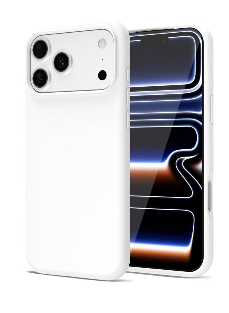 iPhone 17 Pro Max Cover Liquid Soft Silicone iPhone 17 Pro Max Case Anti Scratch with Inside Microfiber Lining Shockproof Protective Phone Case for iPhone 17 Pro Max - Image 1