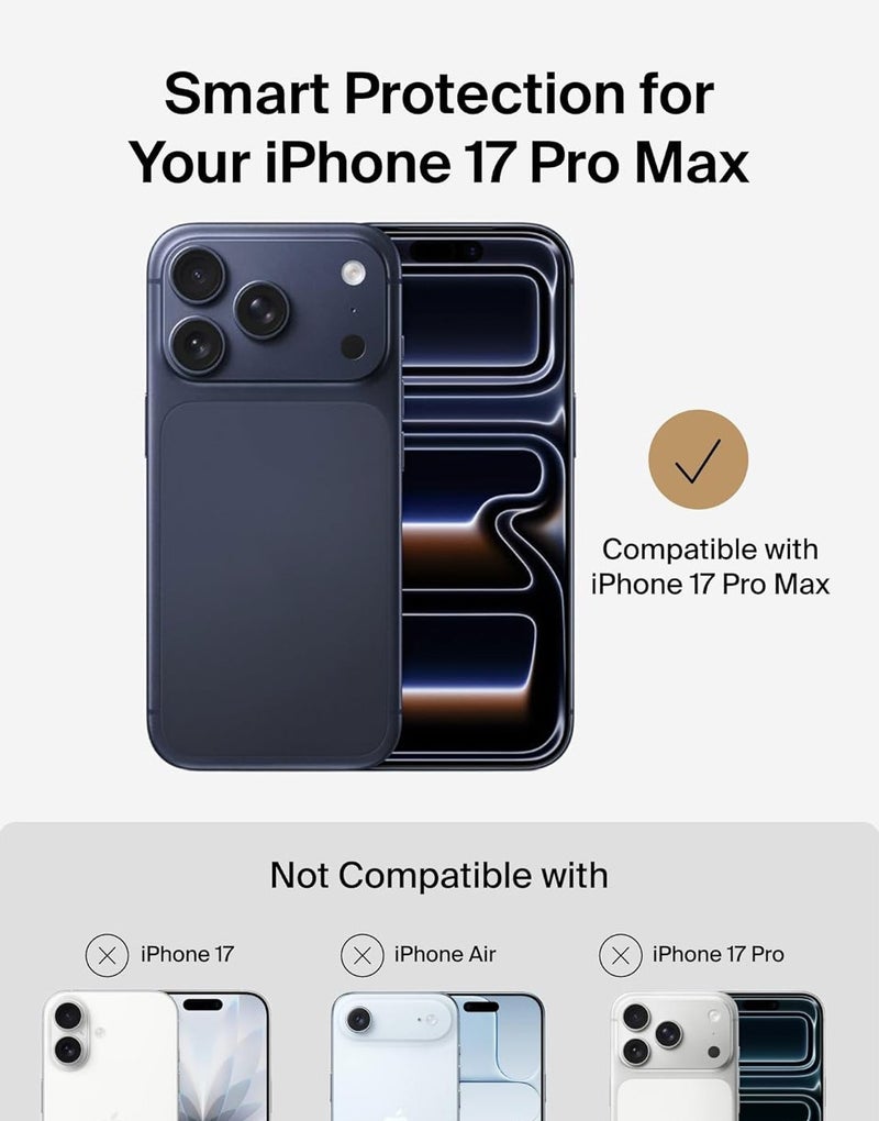 iPhone 17 Pro Max Cover Liquid Soft Silicone iPhone 17 Pro Max Case Anti Scratch with Inside Microfiber Lining Shockproof Protective Phone Case for iPhone 17 Pro Max - Image 2