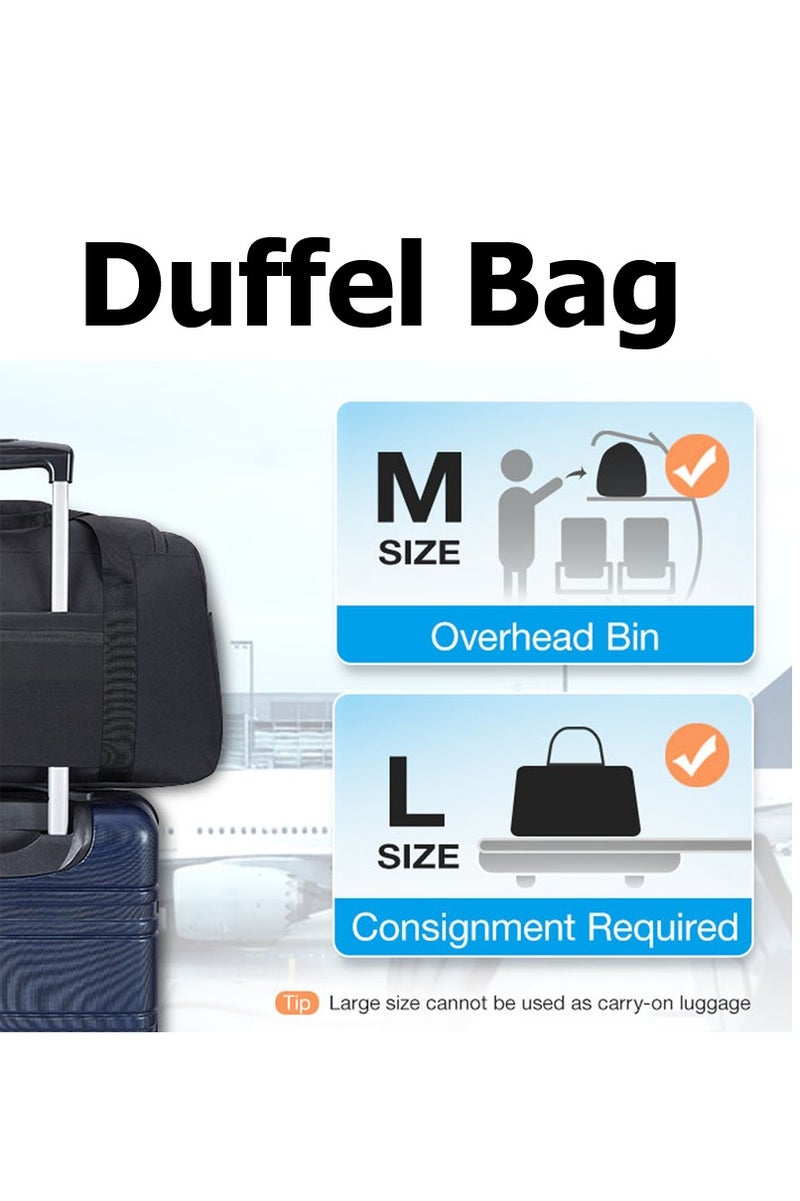 Aurrako Gym Bag Travel Bag For Man/Women,Duffle Sport Handbag for Travelling Large Capacity with Compartment and Wet Pocket Waterproof - Image 4