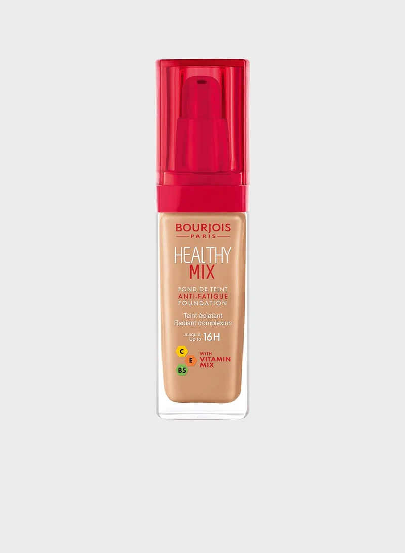 BOURJOIS PARIS Bourjois Healthy Mix Anti-Fatigue Foundation – 55 – Dark Beige, 30ml