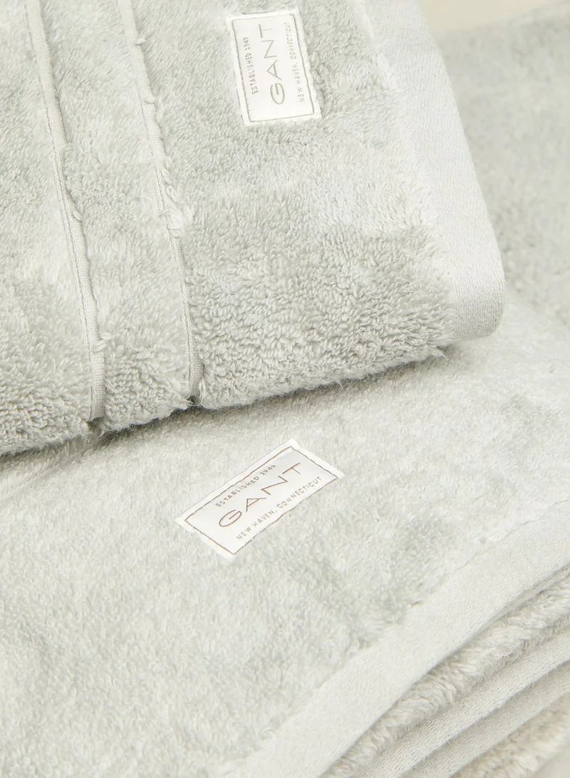 GANT Organic Premium Light Grey Hand & Bath Towel Set