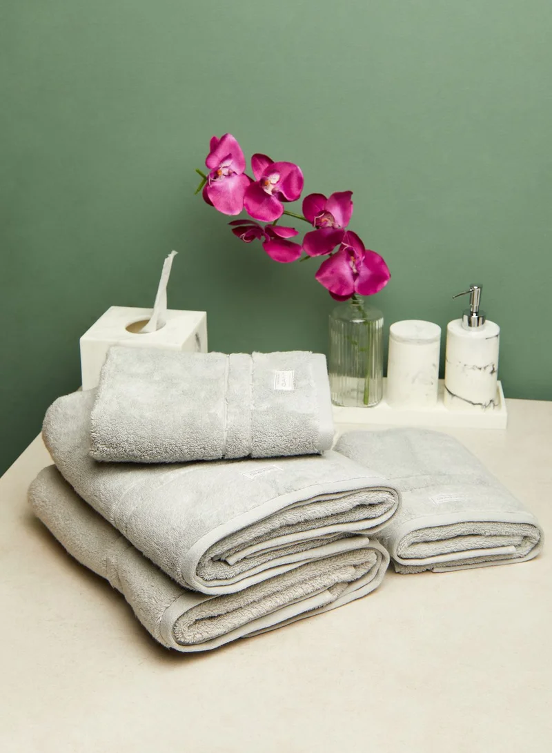 GANT Organic Premium Light Grey Hand & Bath Towel Set